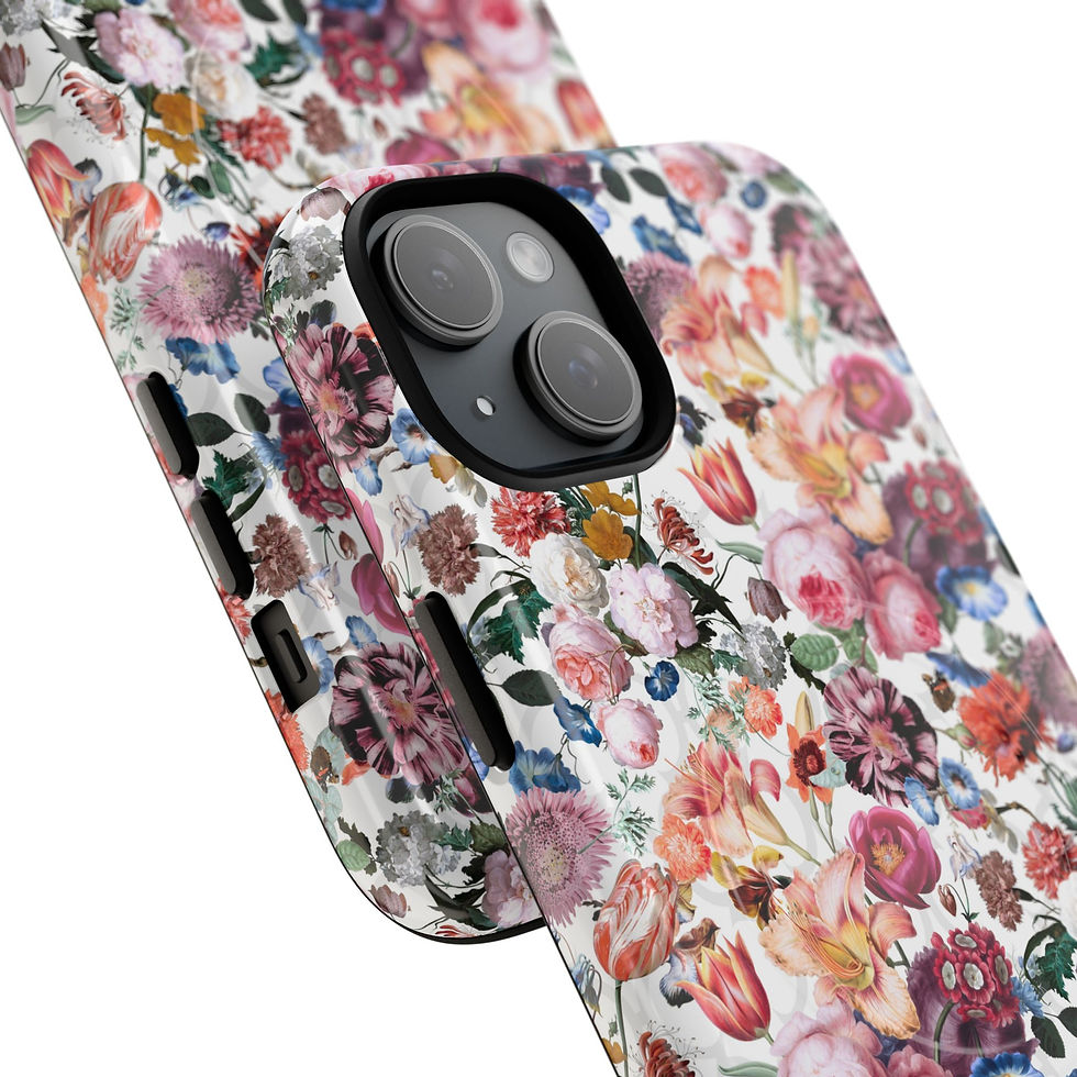 Thumbnail: Floral Crush Magnetic Phone Case — Tough Protective Floral iPhone Cover