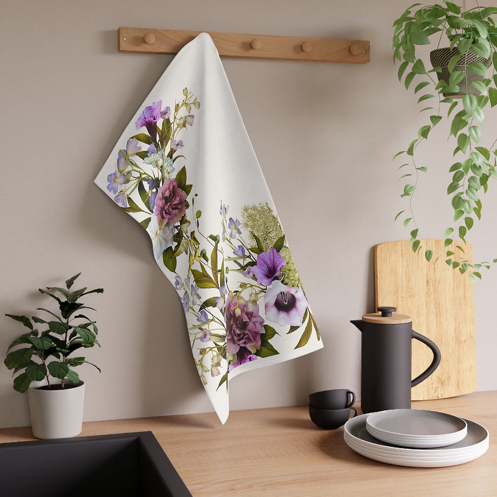 Thumbnail: Floral Kitchen Tea Towels