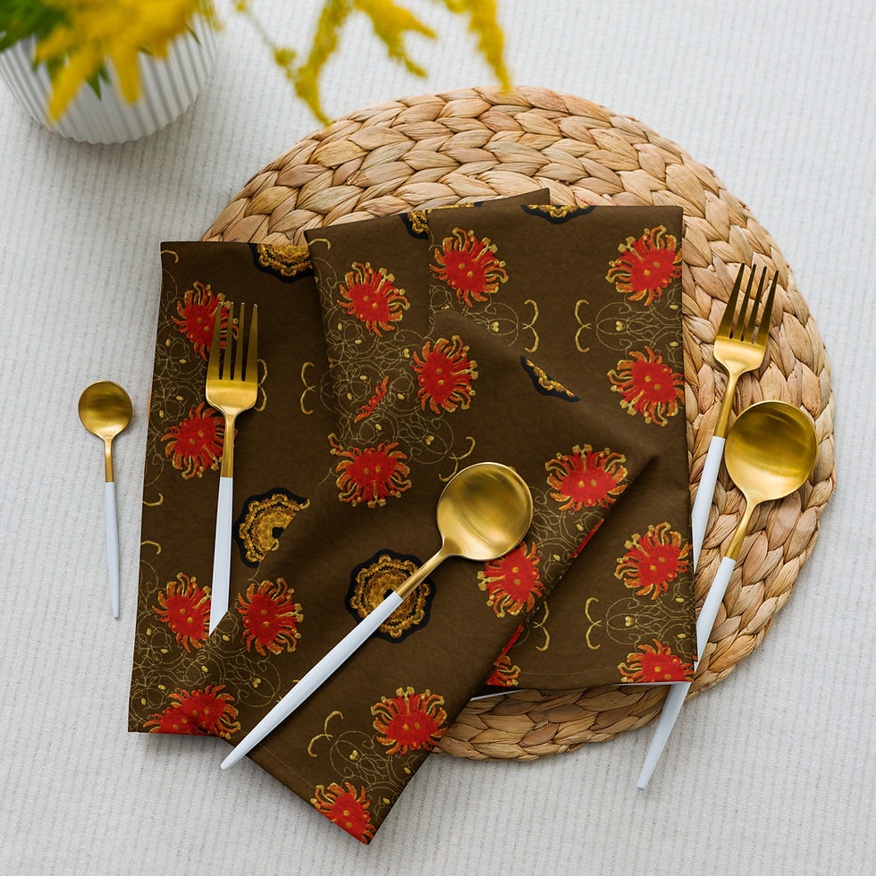 Thumbnail: Earth Colors Cloth napkin set