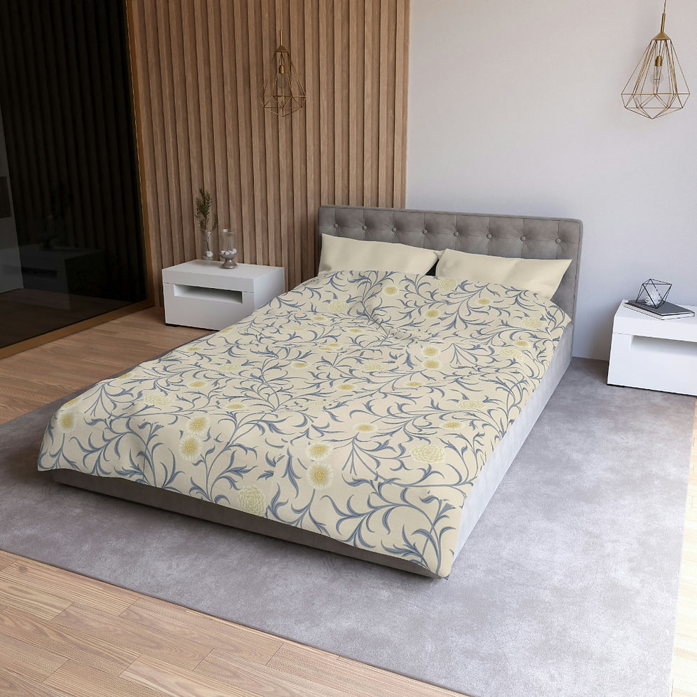 Thumbnail: Meandering  Microfiber Duvet Cover