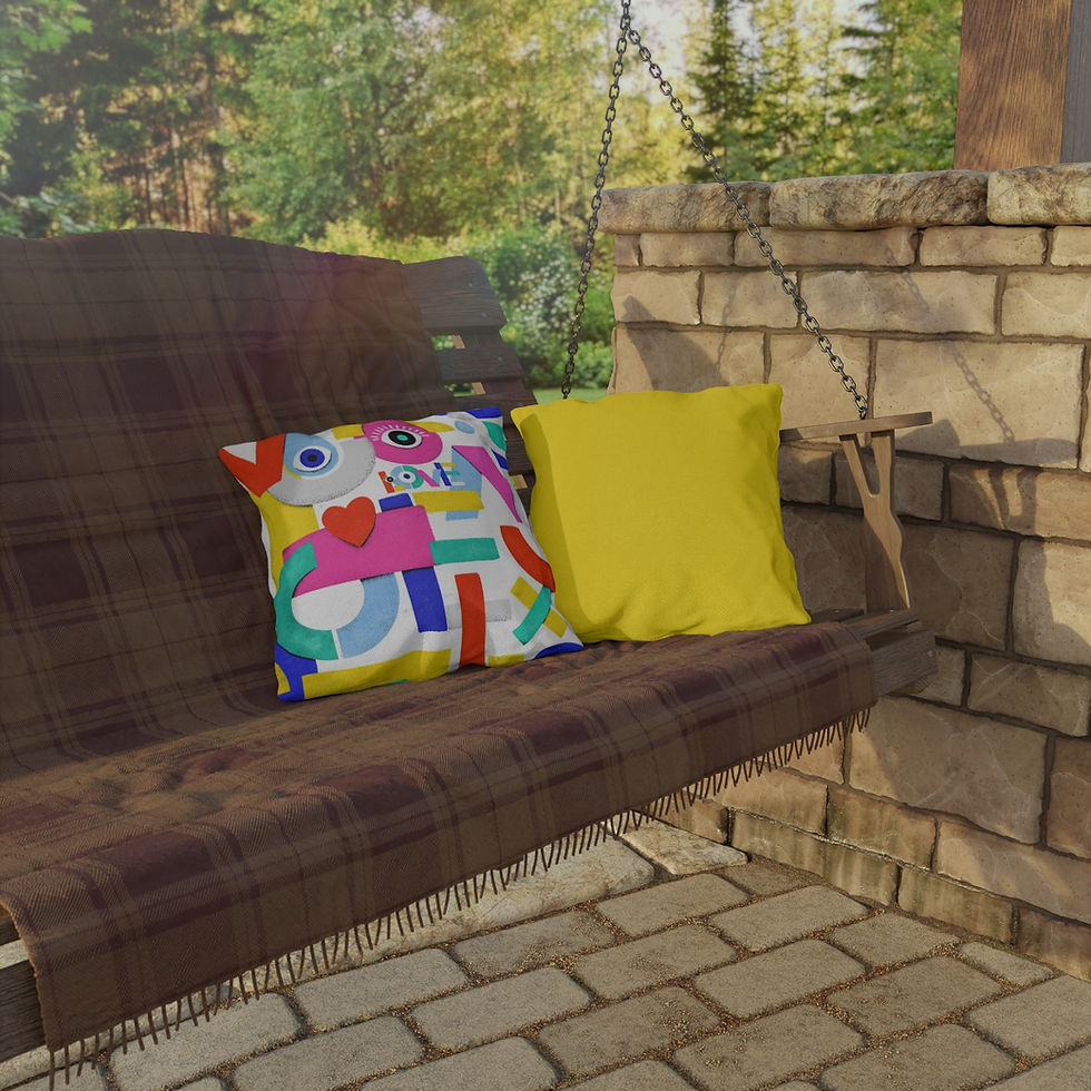 Thumbnail: Shapes of Color Outdoor Pillows