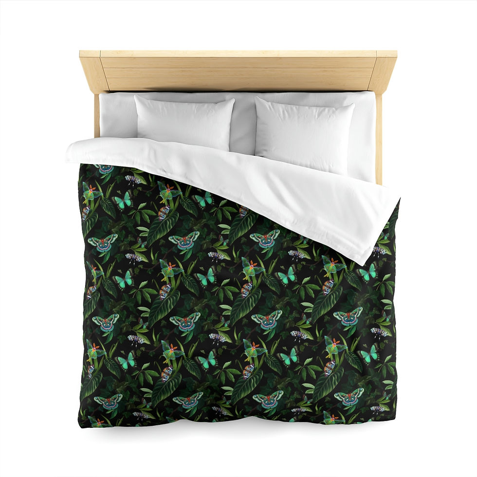 Thumbnail: Royal  (Greenery) Microfiber Duvet Cover
