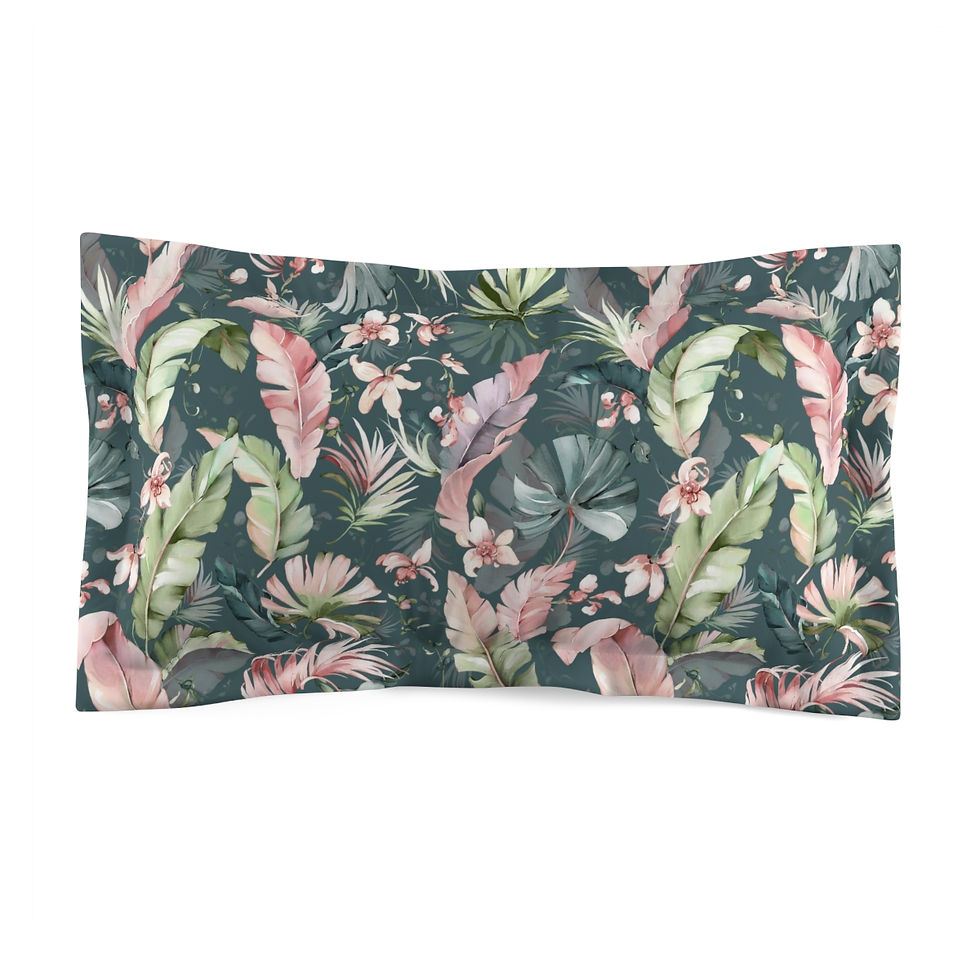 Thumbnail: Beautiful Leaves Microfiber Pillow Sham
