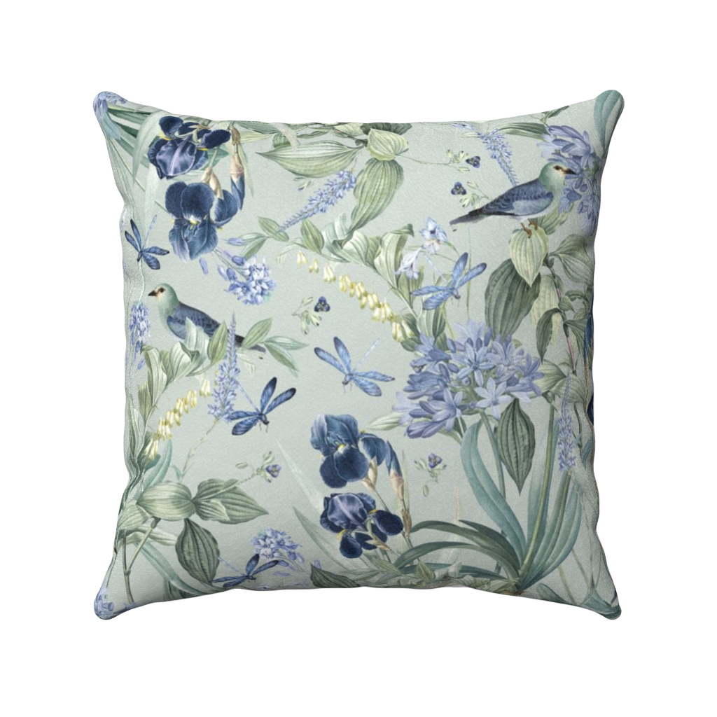 Paradise Found Faux Suede Square Pillow