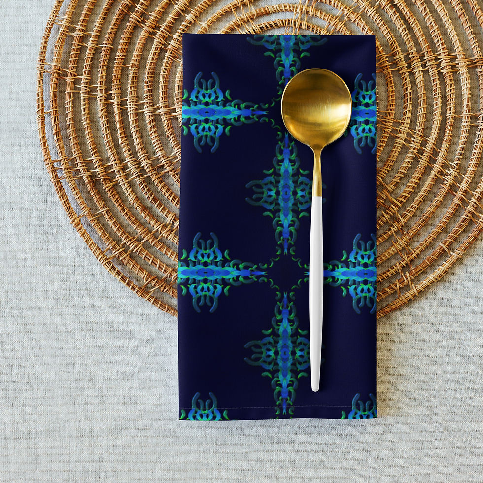 Thumbnail: Cool Water Cloth napkin set