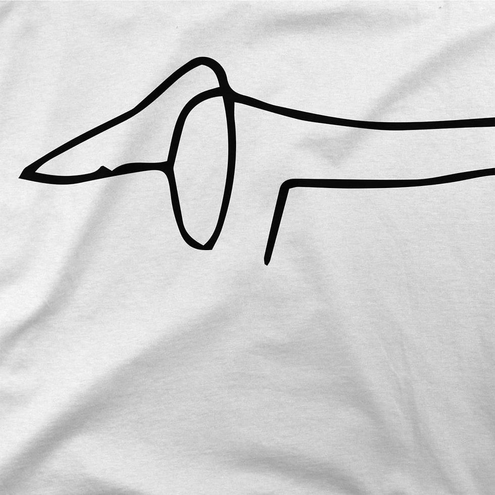 Thumbnail: Pablo Picasso Dachshund Dog (Lump) Artwork T-Shirt