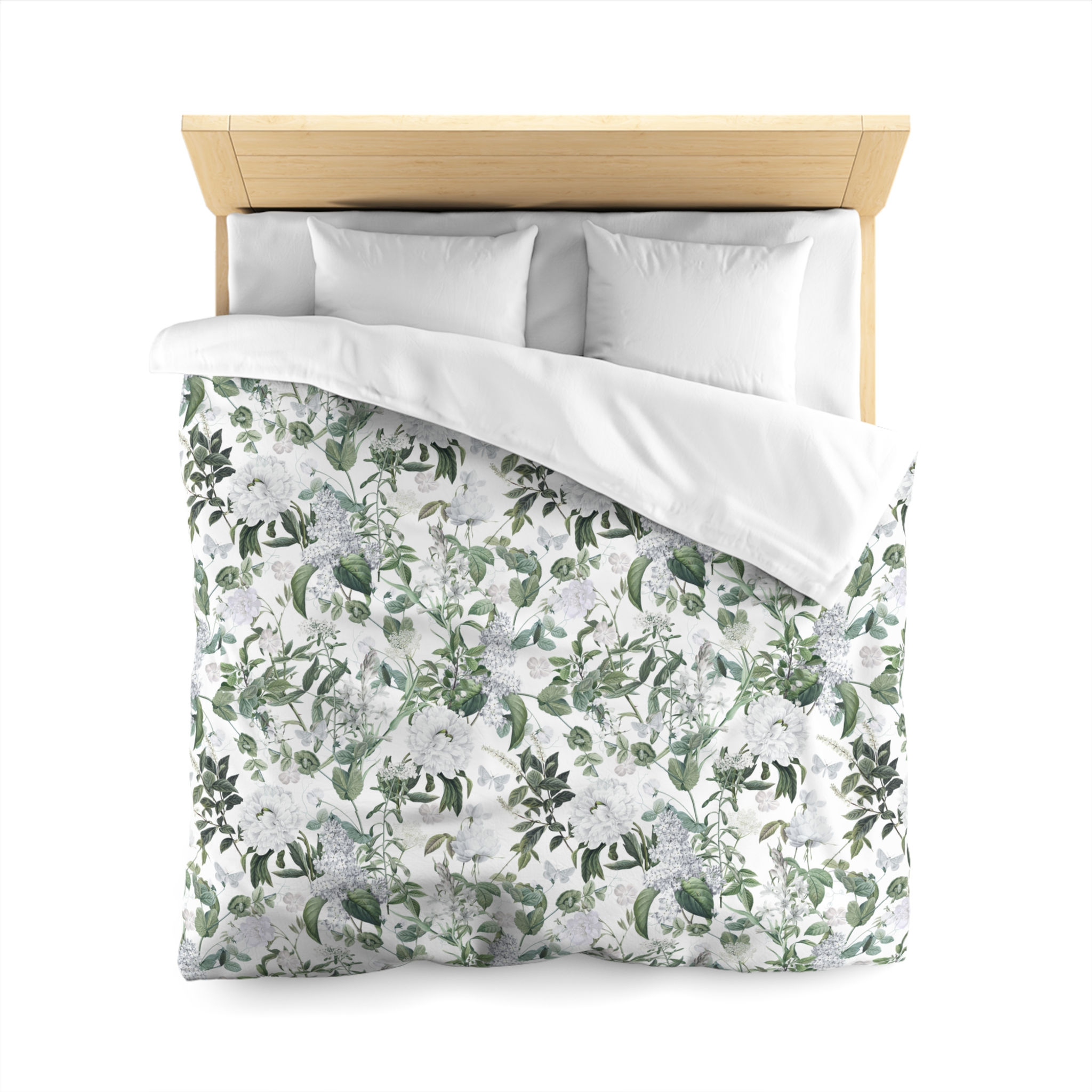 Green Microfiber Duvet Cover