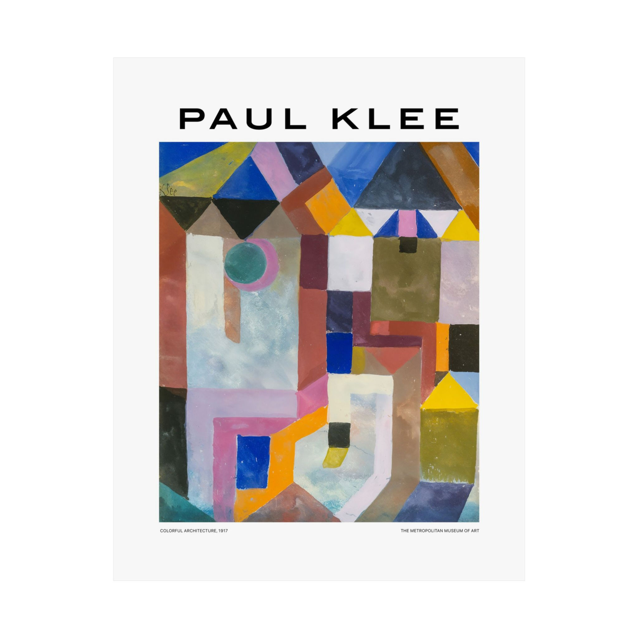 Paul Klee  PK3 Matte Vertical Posters