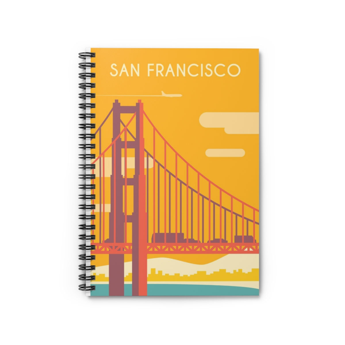 San Francisco Spiral Notebook - Ruled Line