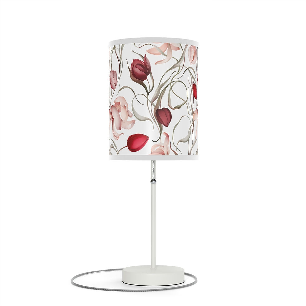 Thumbnail: Sulė Tulips White Lamp on a Stand, US|CA plug