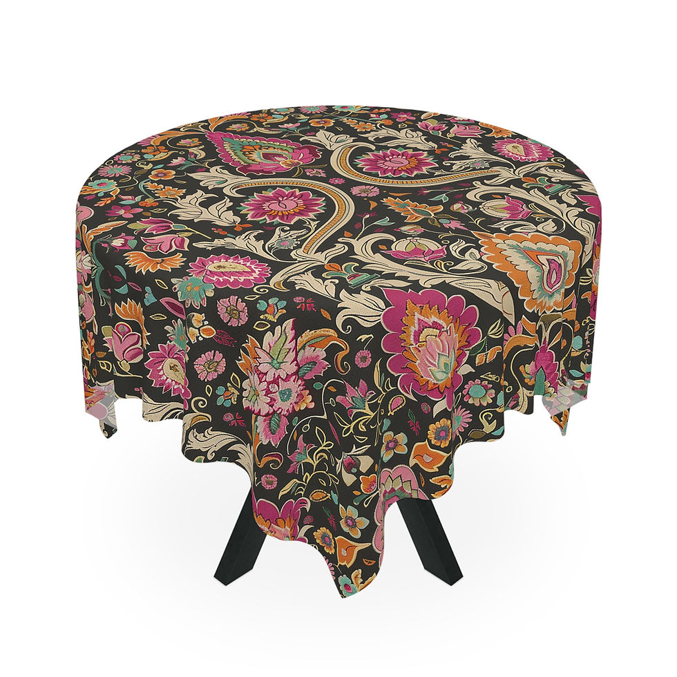 Thumbnail: Persian Paradise Tablecloth - Vibrant Pattern for Dining Decor
