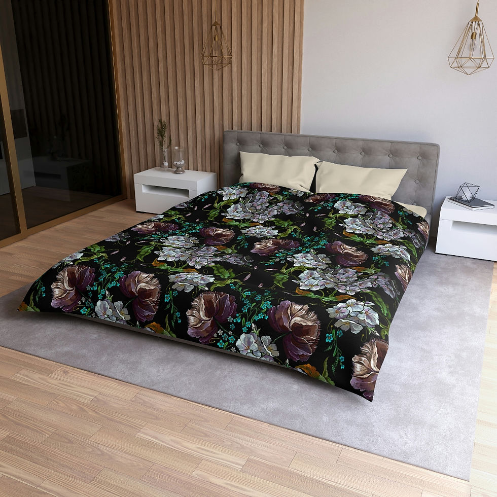 Thumbnail: A Beautiful Painting Microfiber Duvet Cover