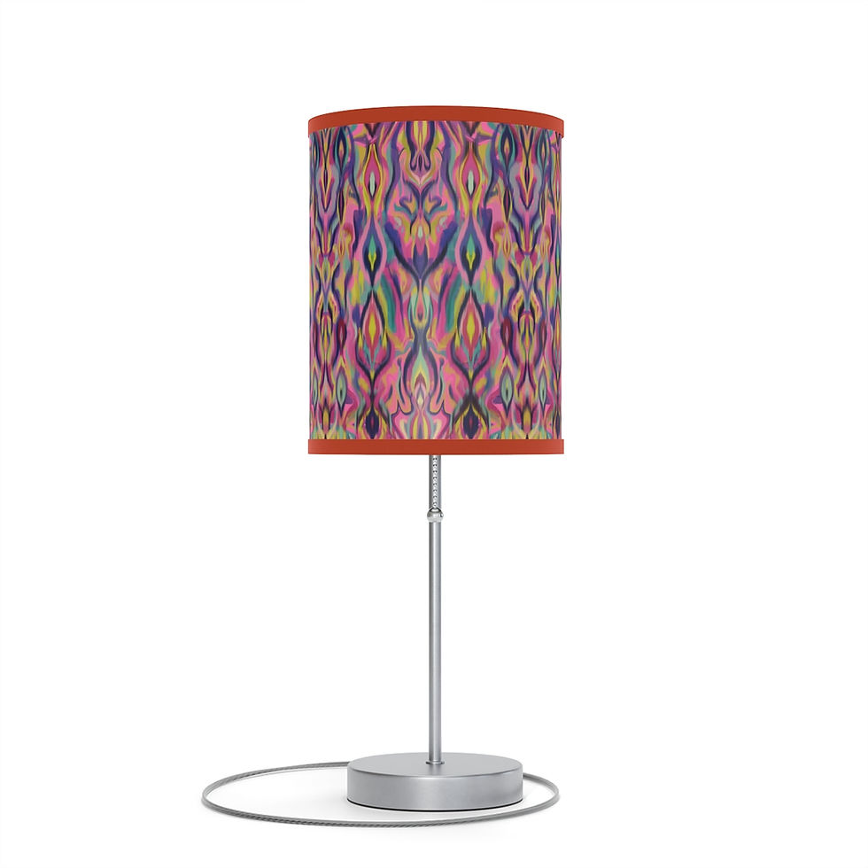 Thumbnail: Color Paisley Lamp on a Stand, US|CA plug