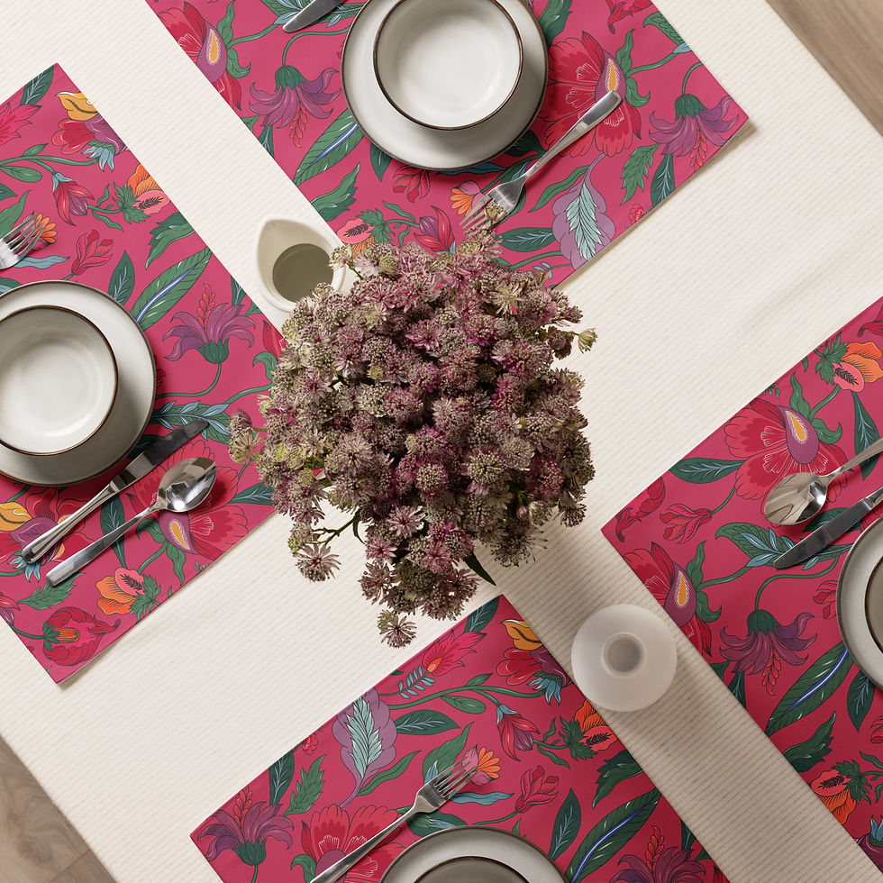 Thumbnail:  Sari (Red) Placemat Set