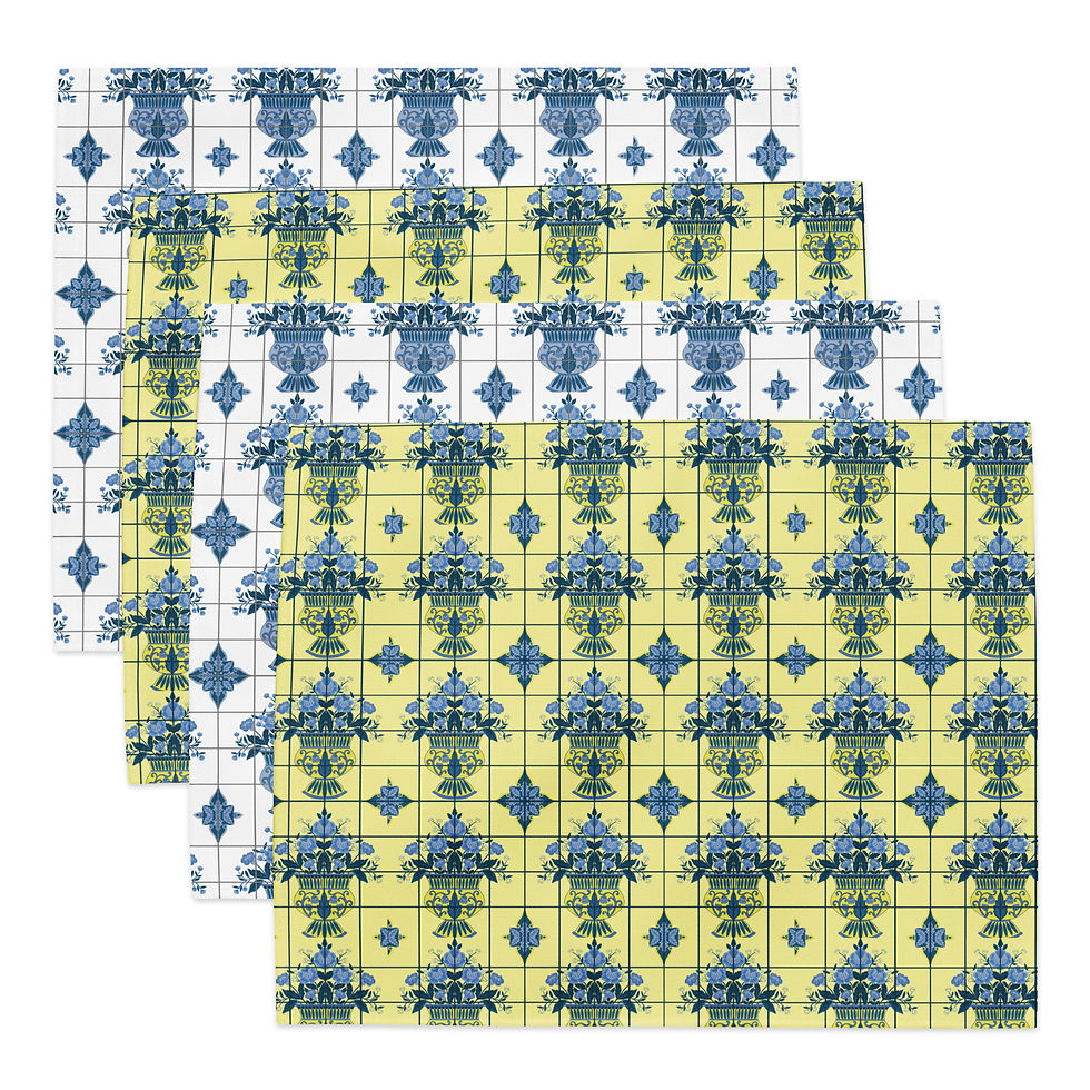 Thumbnail: Delft Gardens Placemat Set