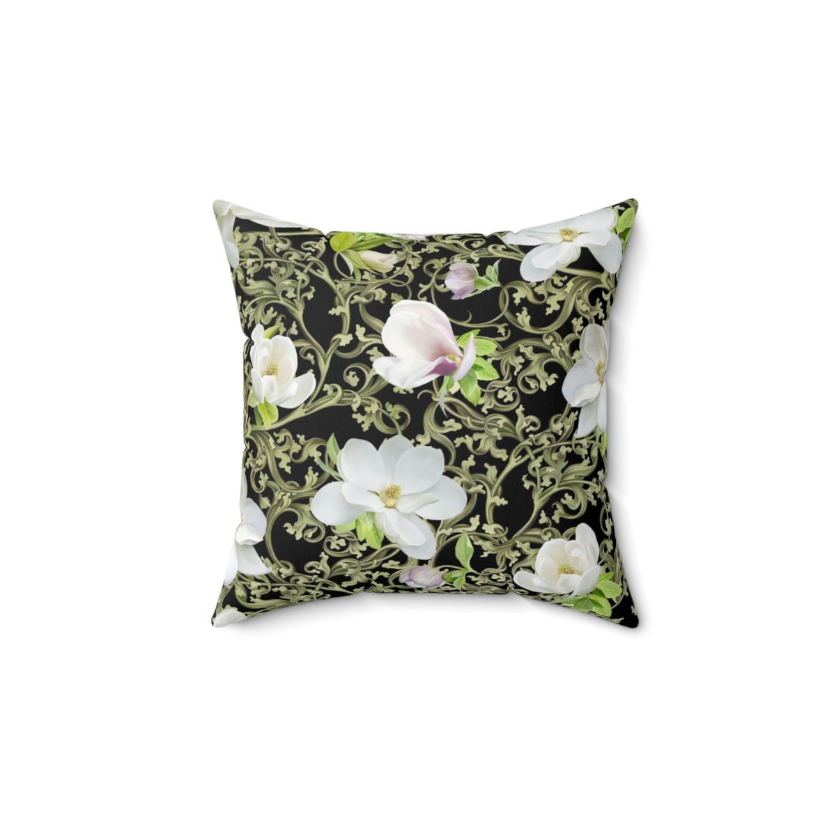 Garden Faux Suede Square Pillow