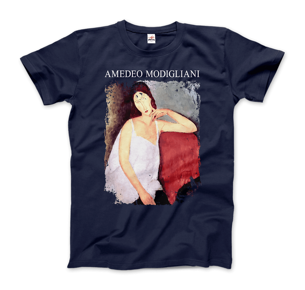Thumbnail: Modigliani - Portrait of Jeanne Hébuterne, 1919 Artwork T-Shirt