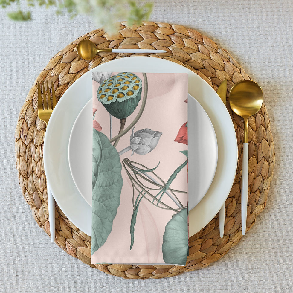 Thumbnail: Nelumbo Cloth napkin set