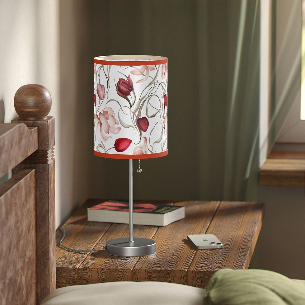 Thumbnail: Sulė Tulips White Lamp on a Stand, US|CA plug