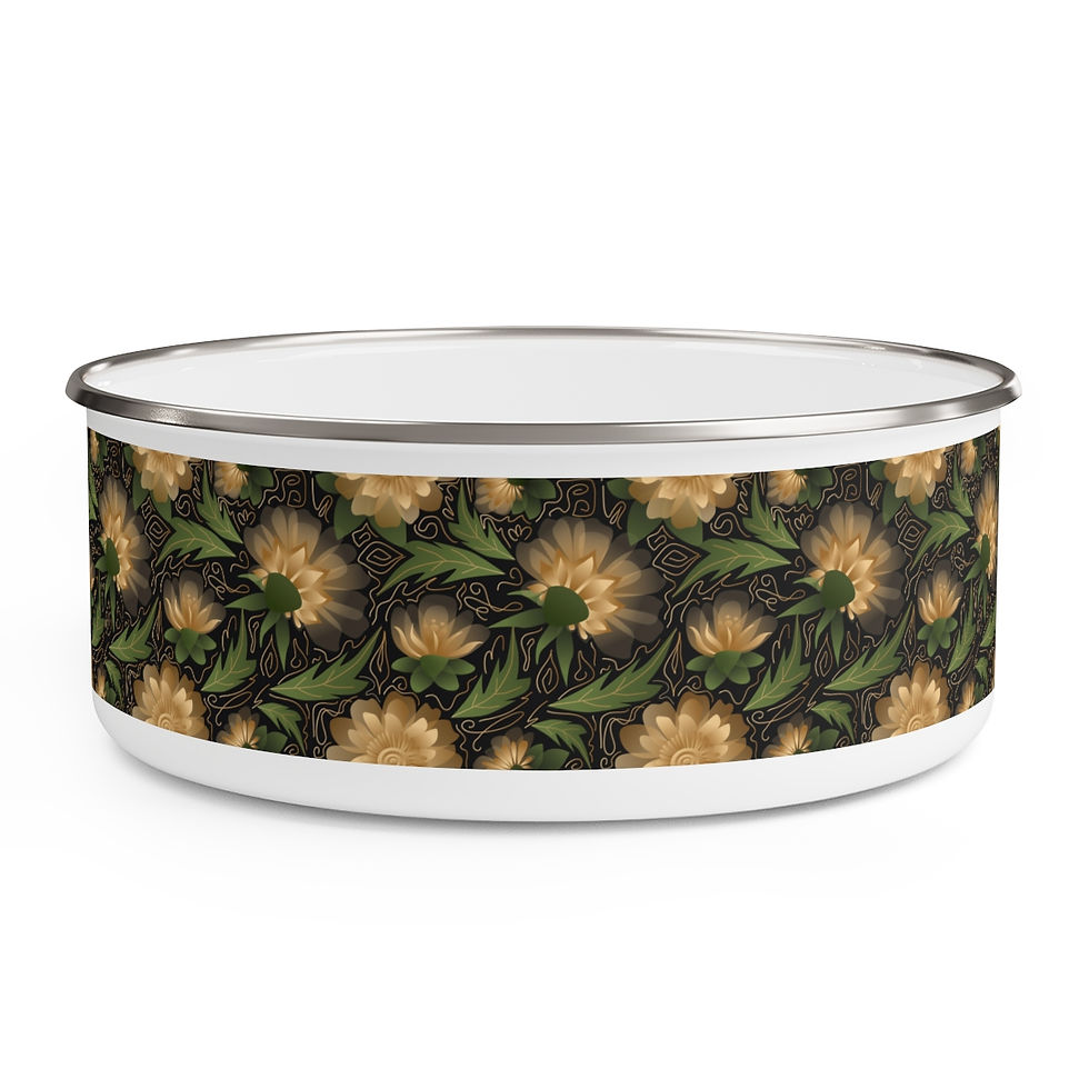 Thumbnail: Magical Forest 3   Enamel Bowl
