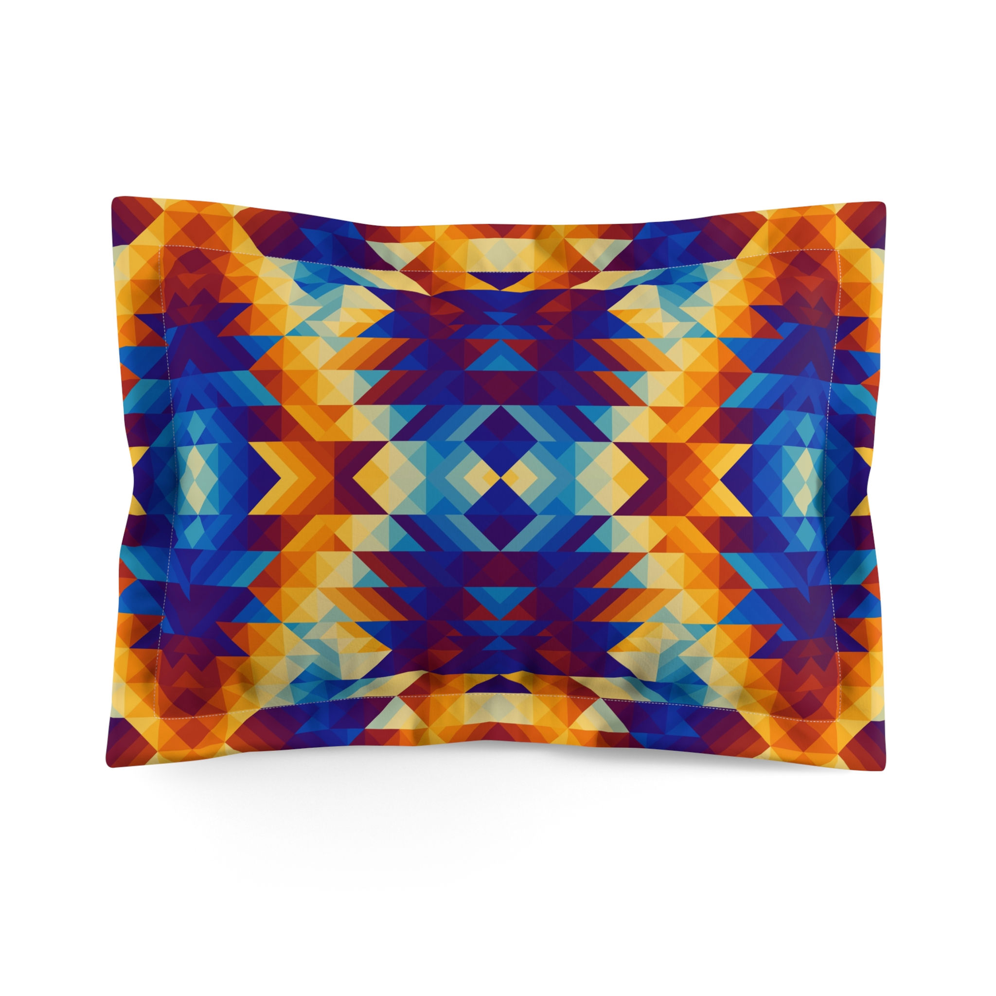 Aztec Colors Microfiber Pillow Sham