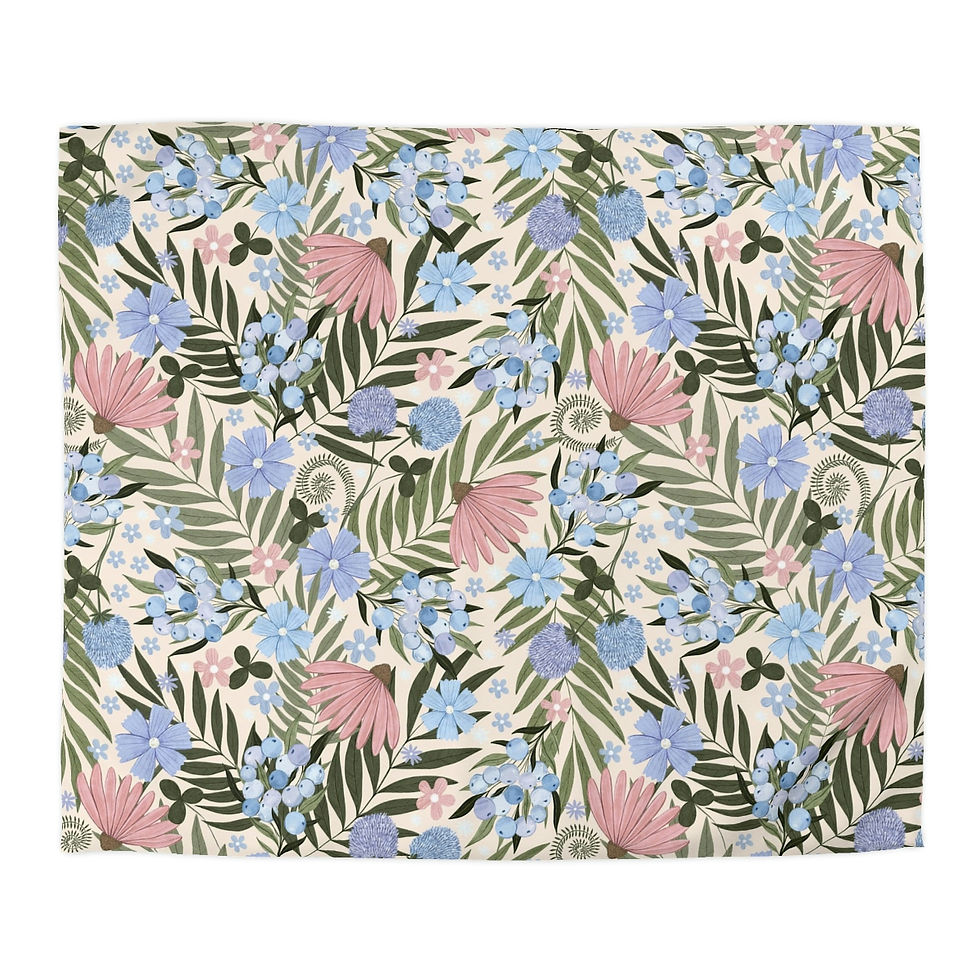 Thumbnail: A Beautiful Spring (Natural) Microfiber Duvet Cover