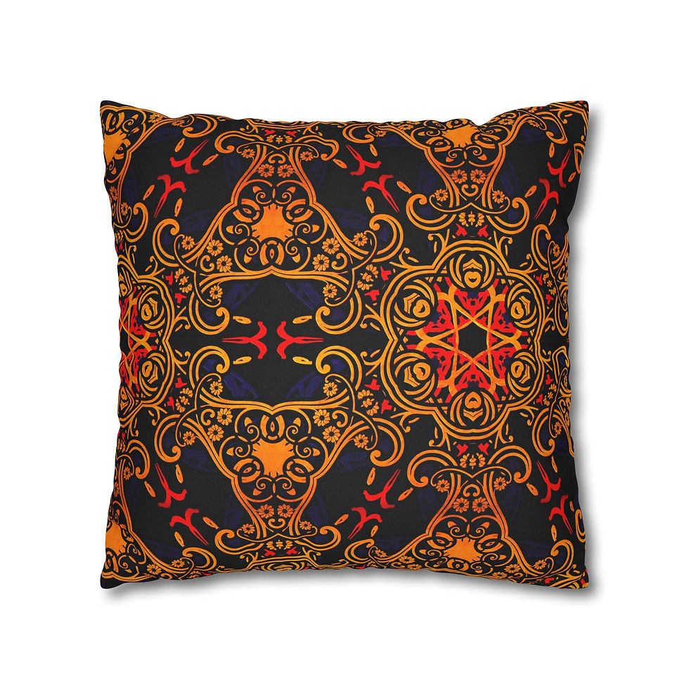 Thumbnail: Tuscan Red Star Decorative Pillowcase