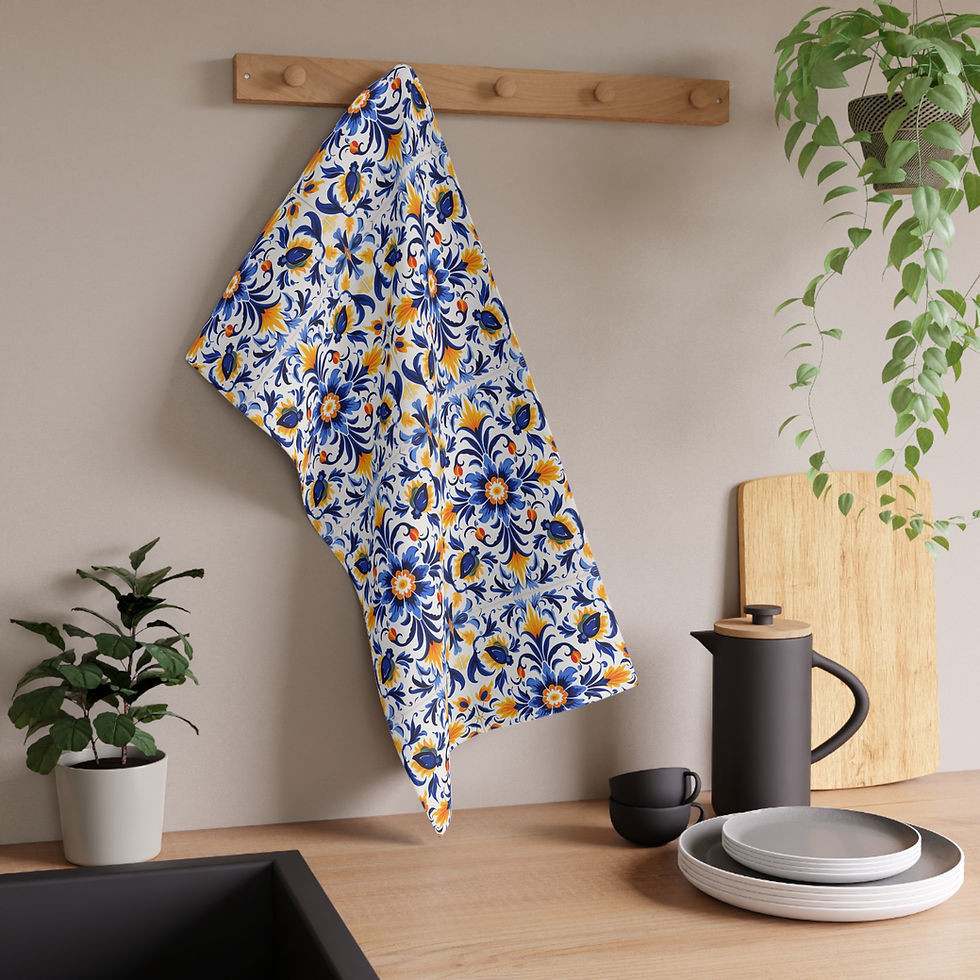 Thumbnail: Mexican Calaveras Tea Towels, Elegant Kitchen Decor