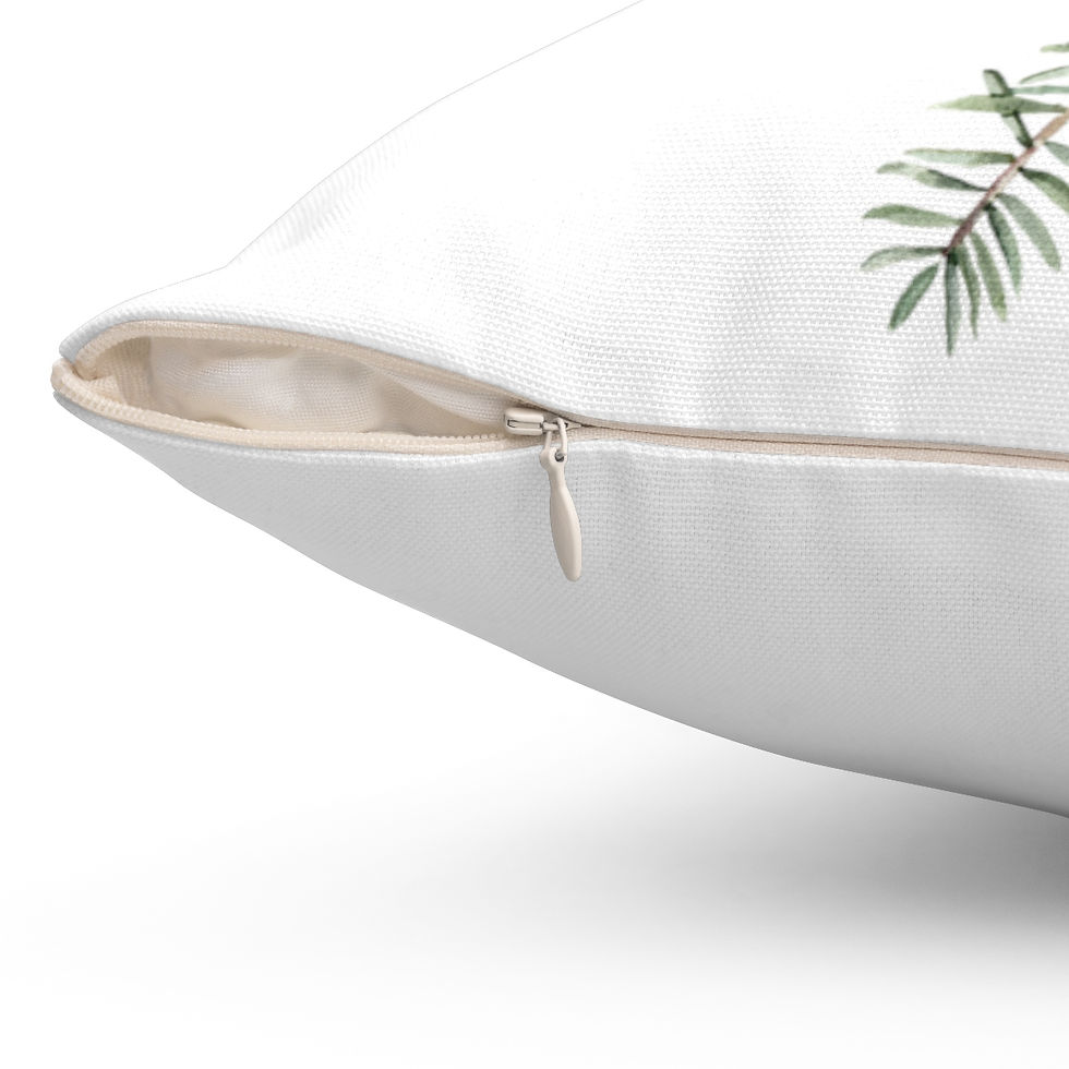 Thumbnail: Holiday Bouquet Spun Polyester Square Pillow