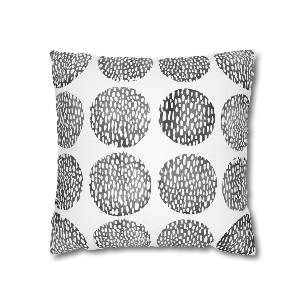 Thumbnail: Circles and Shapes  #29  Spun Polyester Square Pillow Case