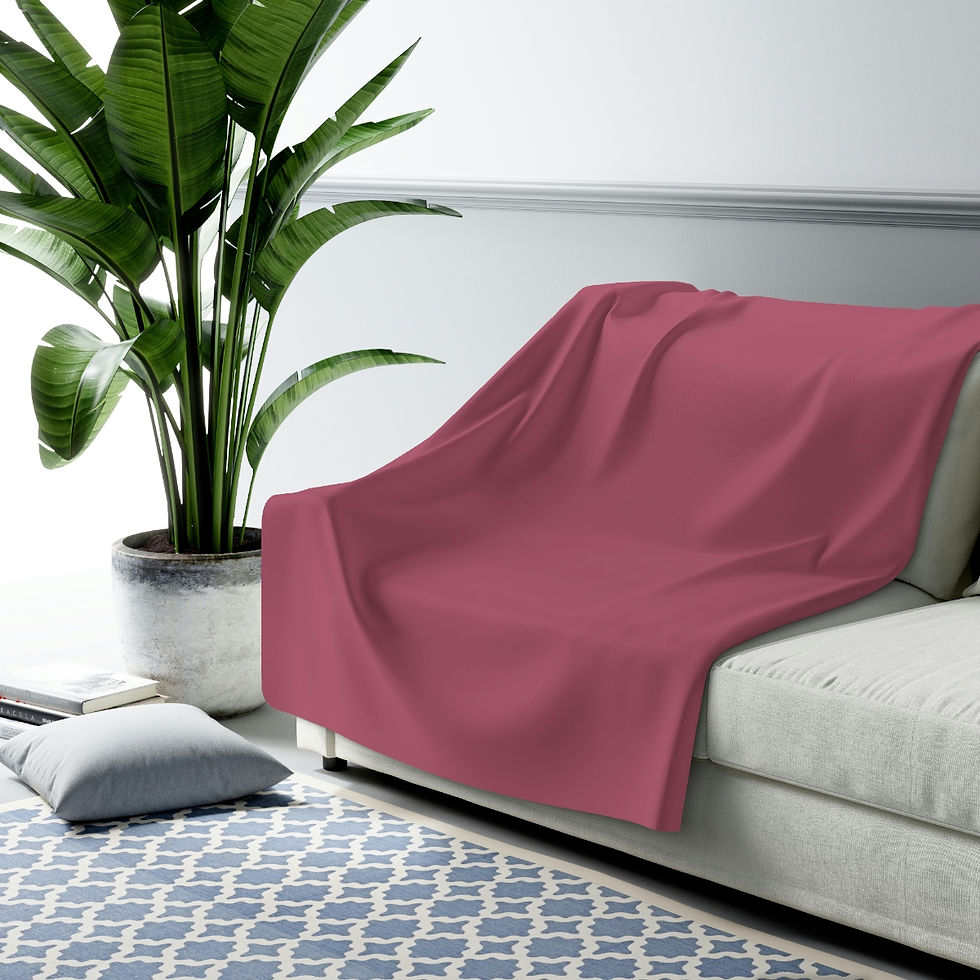 Thumbnail: Lovely Rose Sherpa Fleece Blanket