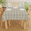 Thumbnail: Stylish Checkered  Holiday Tablecloth for Home Decor