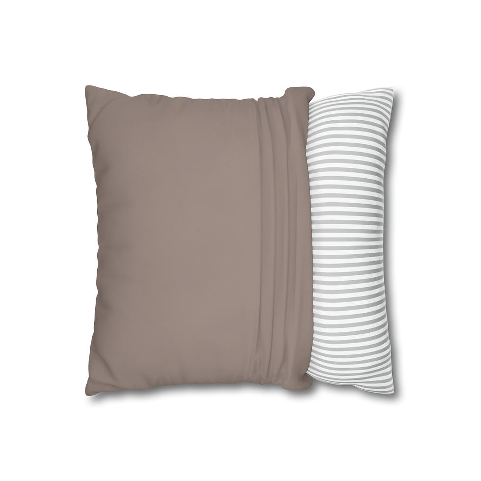 Thumbnail: Lillies Oatmeal Spun Polyester Pillowcase