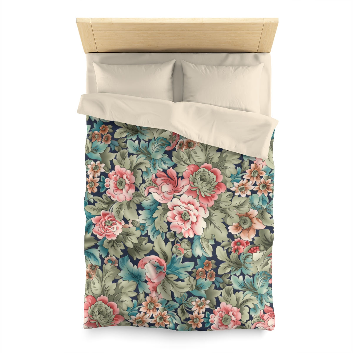Tuscan Garden Microfiber Duvet Cover