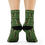 Thumbnail: Wm Morris Christmas (green) Crew Socks for Cozy Comfort