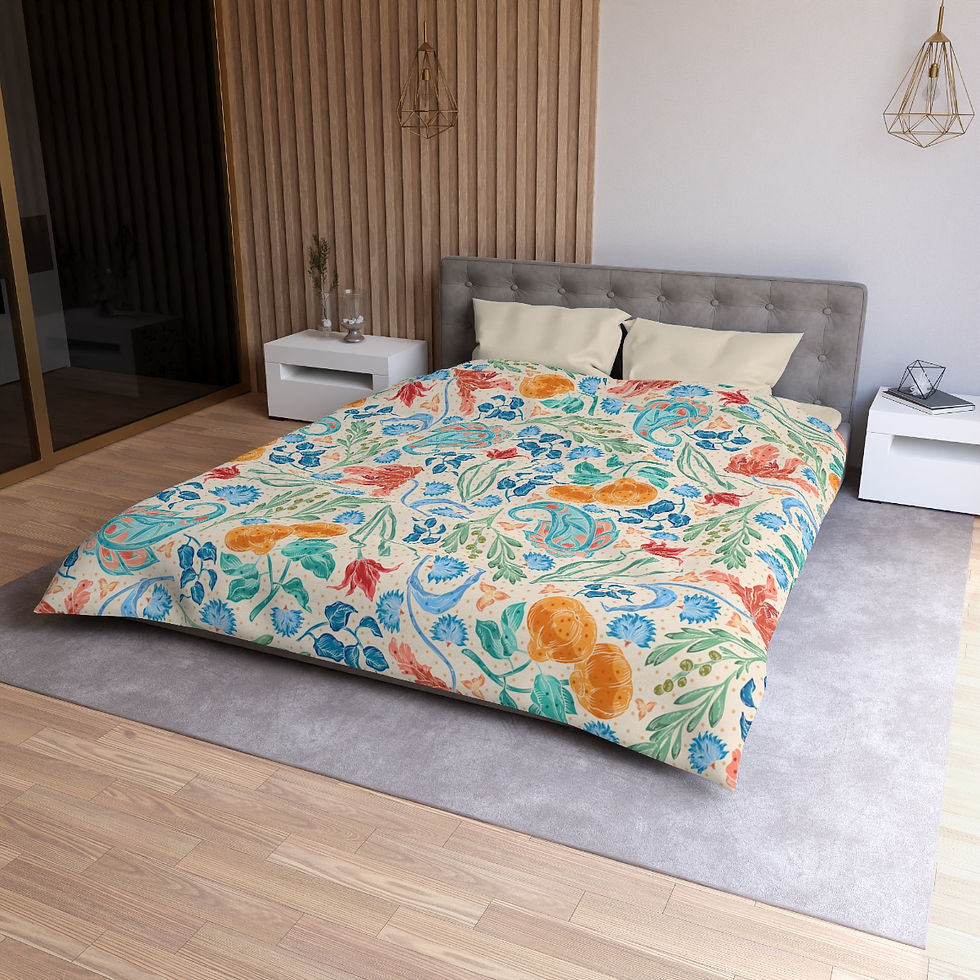 Thumbnail: Summertime Microfiber Duvet Cover