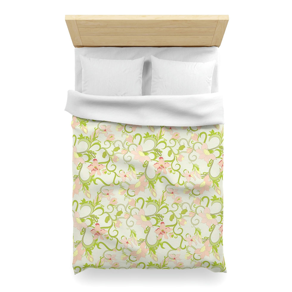 Thumbnail: Peach Love Microfiber Duvet Cover