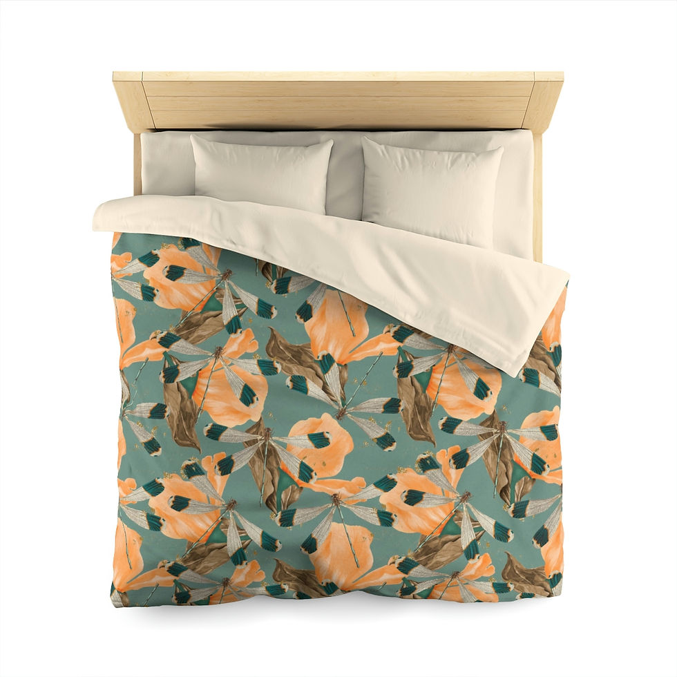 Thumbnail: American Butterfly Microfiber Duvet Cover