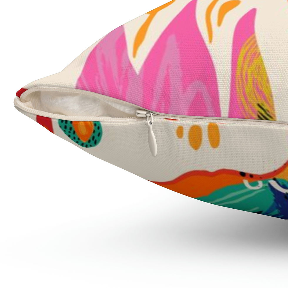 Thumbnail: Pure Color II Spun Polyester Square Pillow