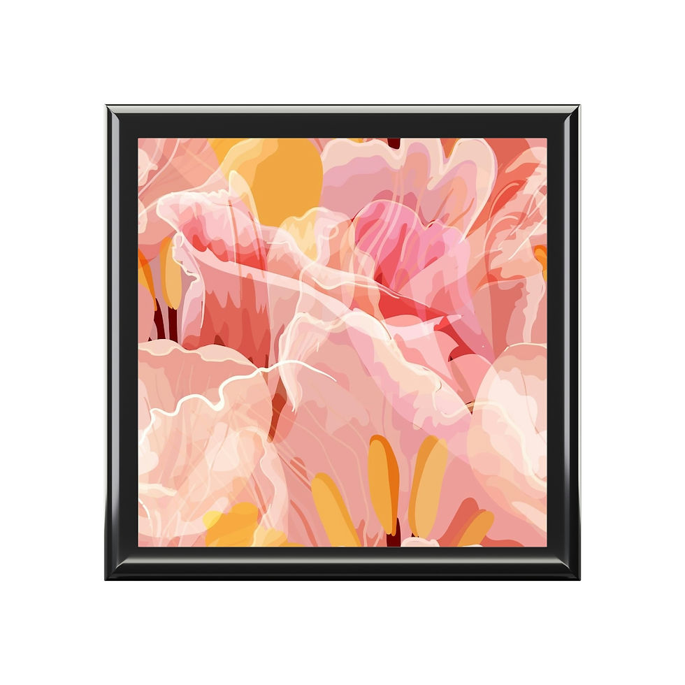 Thumbnail: Beautiful Watercolor Irises Jewelry Box