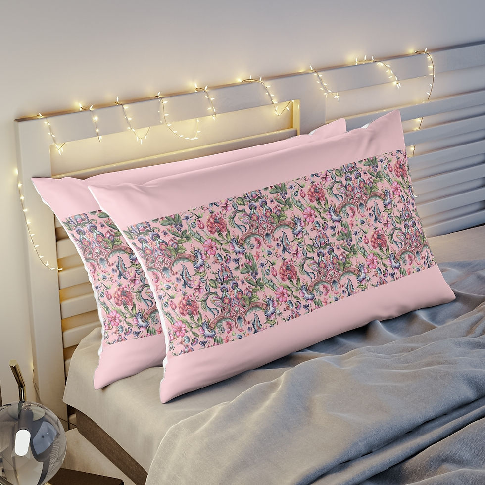 Thumbnail: Casia (Pink) Pillow Case  Sham