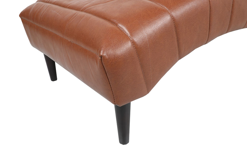 Thumbnail: Modern Chaise Lounge for Bedroom,Office, Living Room with Luxury PU