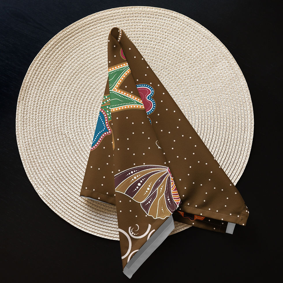 Thumbnail: Traditional Batik Cloth napkin set