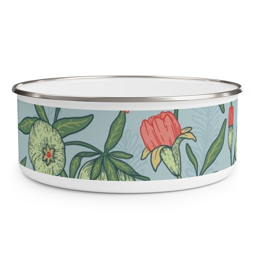 Thumbnail: Morris Pattern  Enamel Bowl