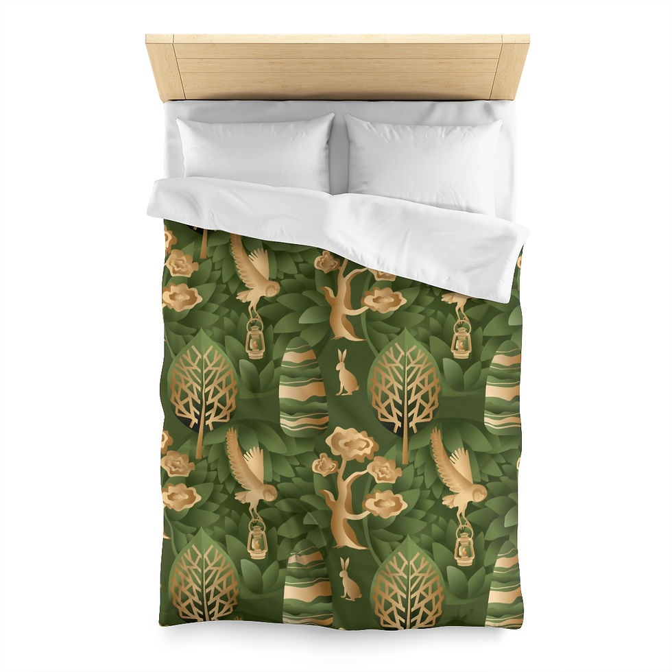 Thumbnail: Magic Garden Microfiber Duvet Cover