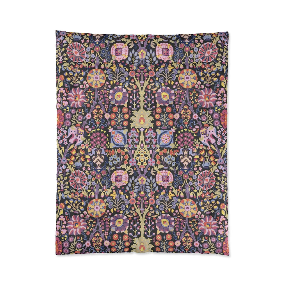 Thumbnail: Kilim Modern East Indian (DARK) Comforter