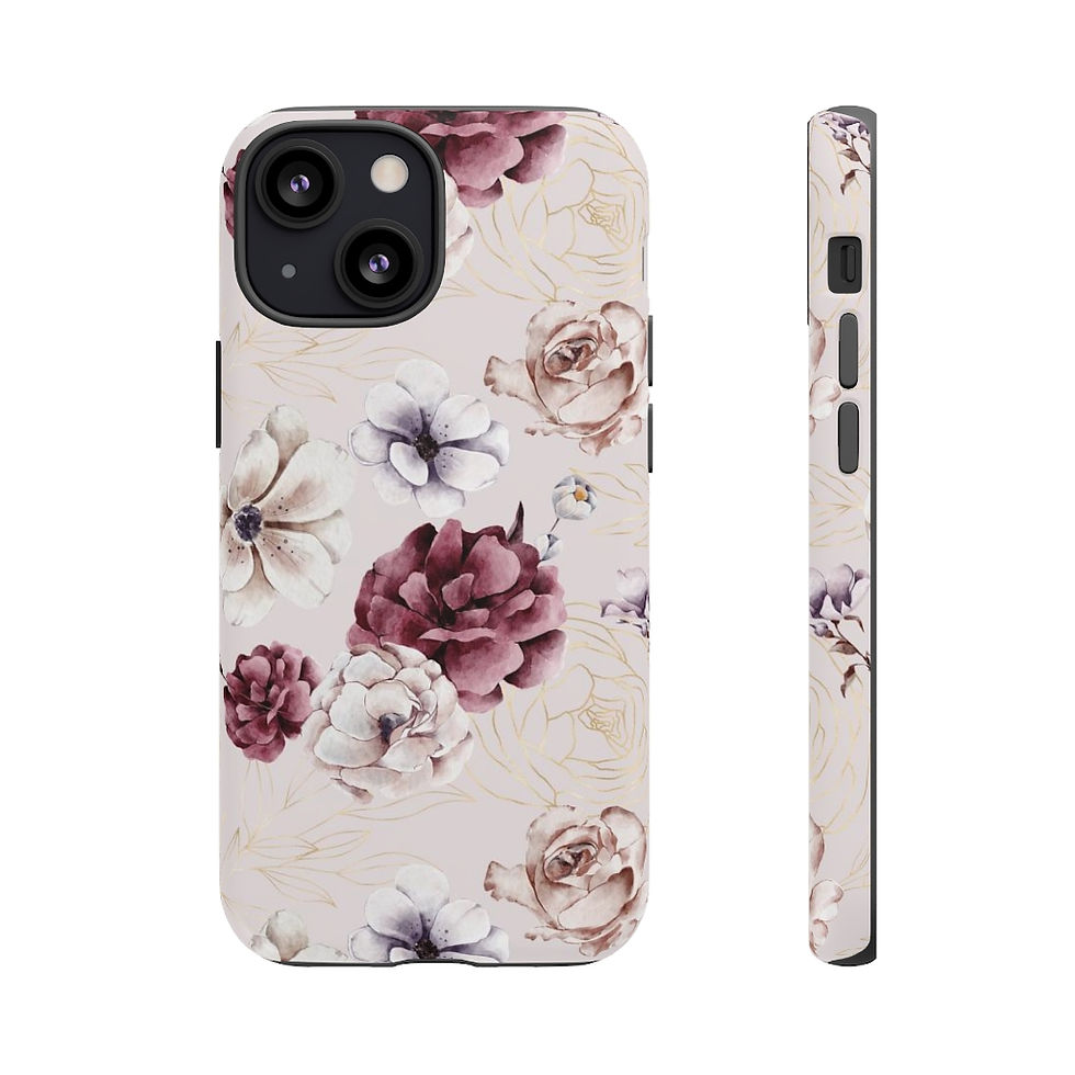 Thumbnail: Peonies on Pink Tough Cases