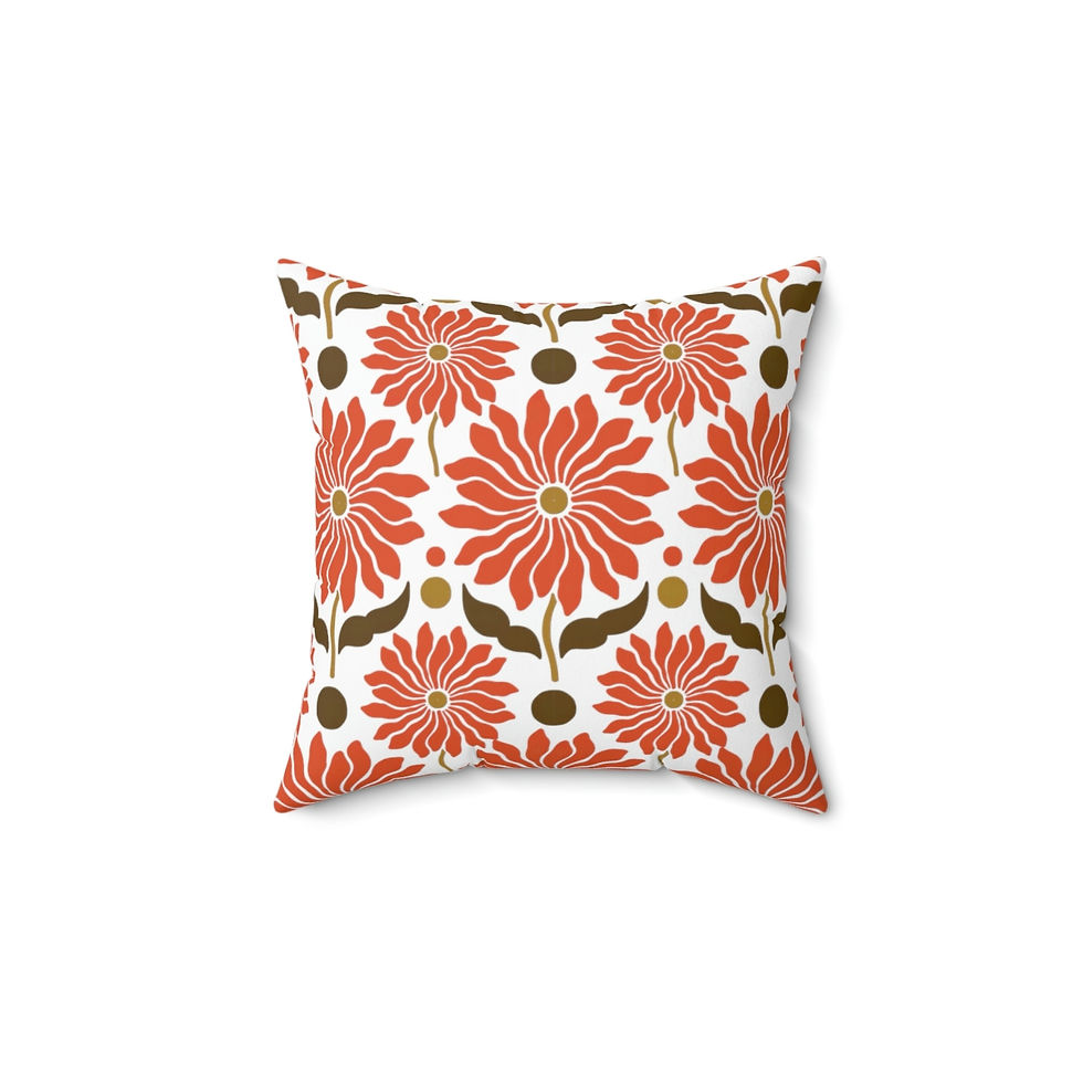 Thumbnail: Lotta Daisy Spun Polyester Square Pillow