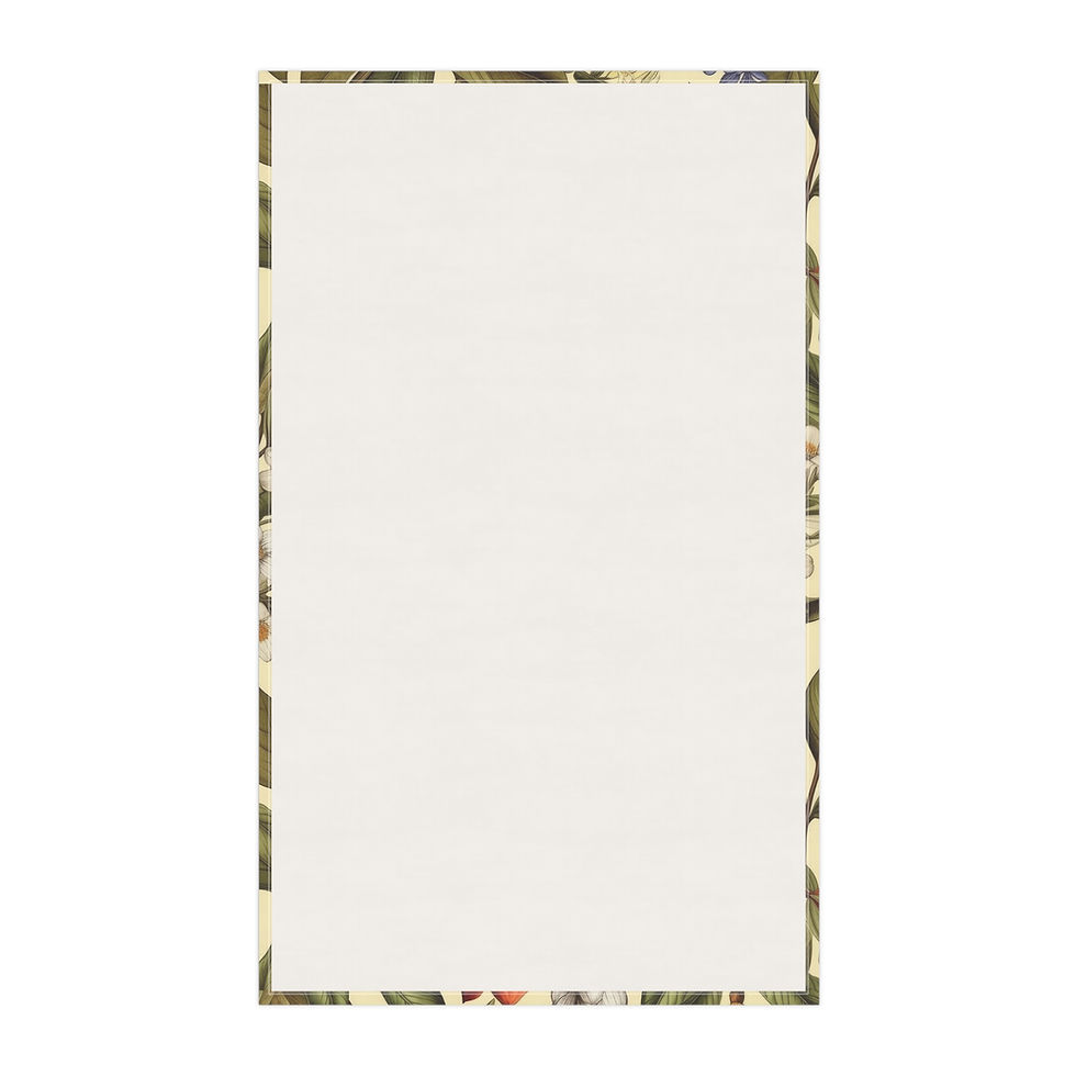 Thumbnail: Vintage Botanical Floral Tea Towels, Elegant Kitchen Decor
