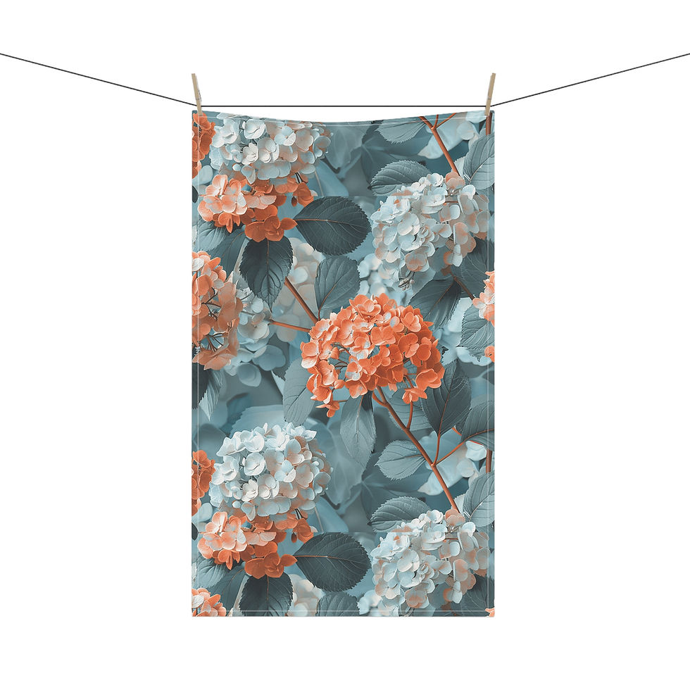 Thumbnail: Hydrangea Tea Towels | Vintage Inspired Kitchen Decor